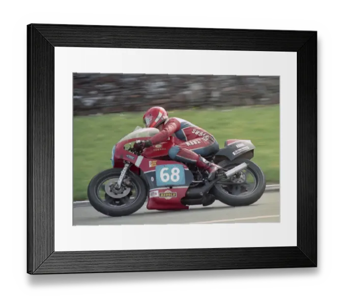 Framed Print : Neil Chorley (Yamaha) 1984 Junior Manx Grand Prix Framed Print : Neil Chorley (Yamaha) 1984 Junior Manx Grand Prix