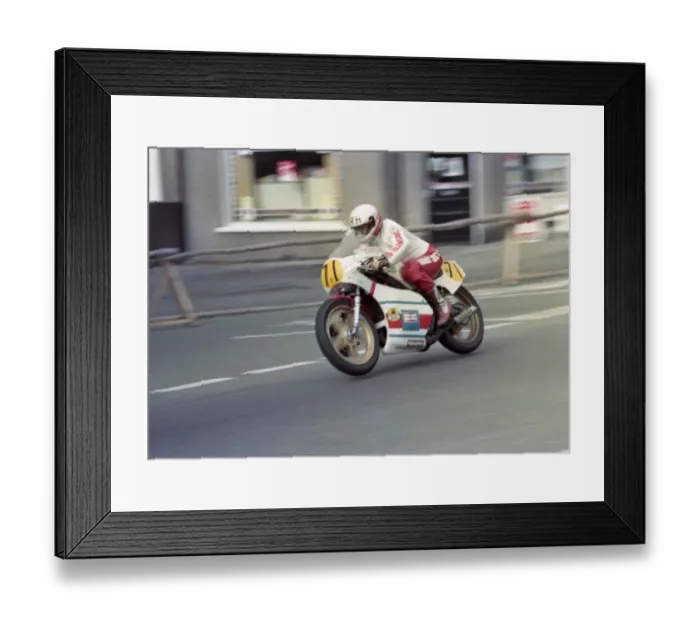 Framed Print : Ray Haynes (Yamaha) 1984 Senior Manx Grand Prix Framed Print : Ray Haynes (Yamaha) 1984 Senior Manx Grand Prix