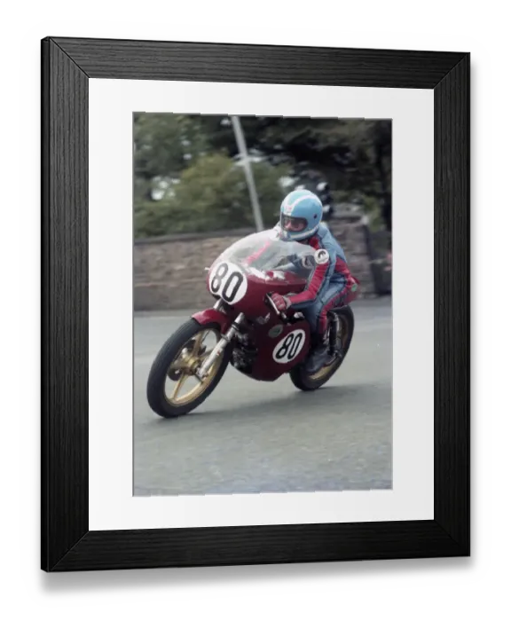 Framed Print : Chris Bladon (Aermacchi) 1983 Junior Classic Manx Grand Prix Framed Print : Chris Bladon (Aermacchi) 1983 Junior Classic Manx Grand Prix