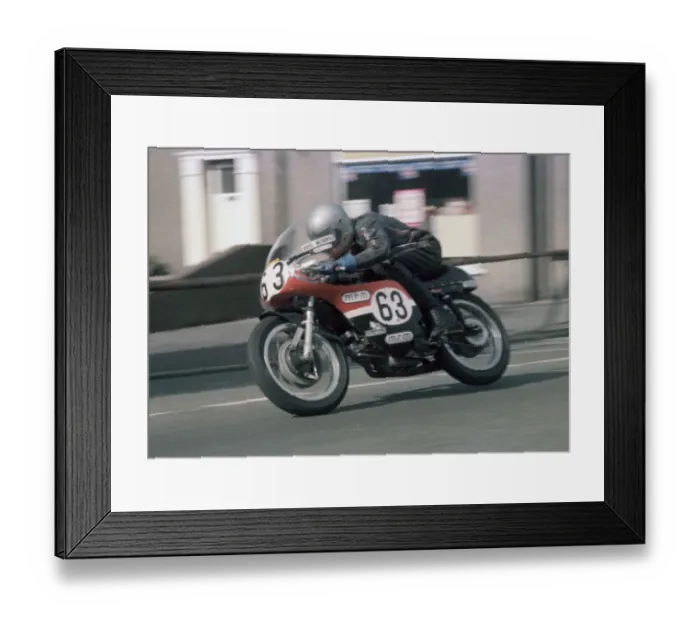 Framed Print : Paul Barrett (Harley Davidson) 1983 Senior Classic Manx Grand Prix Framed Print : Paul Barrett (Harley Davidson) 1983 Senior Classic Manx Grand Prix