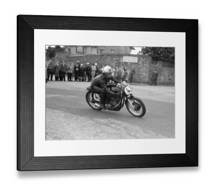 Framed Print : J C Smith (AJS) 1960 Southern 100 Framed Print : J C Smith (AJS) 1960 Southern 100