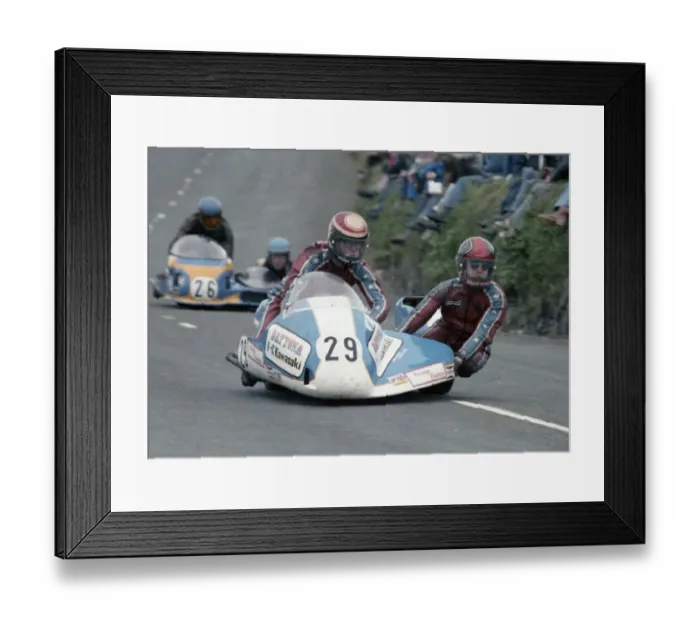 Framed Print : Derek Jones & Brian Ayres (Daytona Yamaha) 1978 Sidecar TT Framed Print : Derek Jones & Brian Ayres (Daytona Yamaha) 1978 Sidecar TT