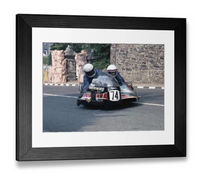 Framed Print : Allan Steele & Anthony Barrow (Yamaha) 1978 Sidecar TT Framed Print : Allan Steele & Anthony Barrow (Yamaha) 1978 Sidecar TT