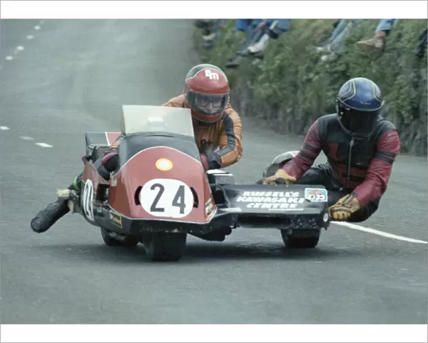 Brian Mee & Vic Sampson (Kawasaki) 1978 Sidecar