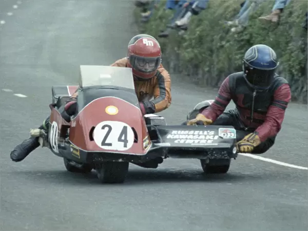 Brian Mee & Vic Sampson (Kawasaki) 1978 Sidecar