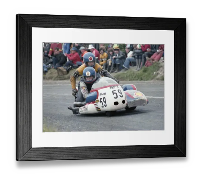 Framed Print : Pete Coney & Brian Leigh (A P T Yamaha) 1978 Sidecar TT Framed Print : Pete Coney & Brian Leigh (A P T Yamaha) 1978 Sidecar TT