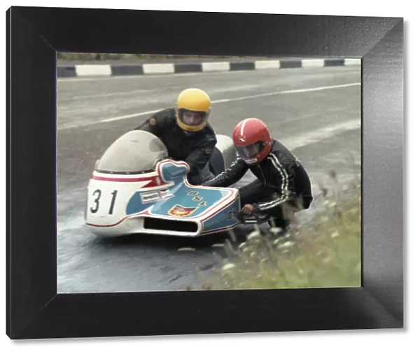 Barrie Moran & Joe Henderson (Konig) 1978 Sidecar TT