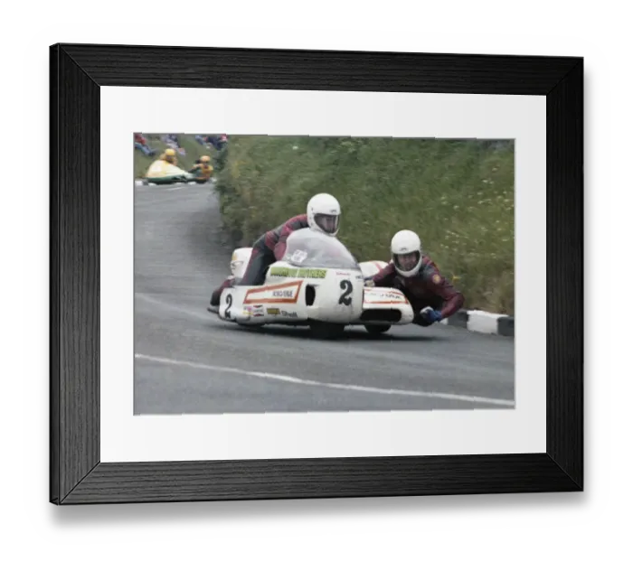 Framed Print : Mick Boddice & Chas Birks (Yamaha) 1978 Sidecar TT Framed Print : Mick Boddice & Chas Birks (Yamaha) 1978 Sidecar TT