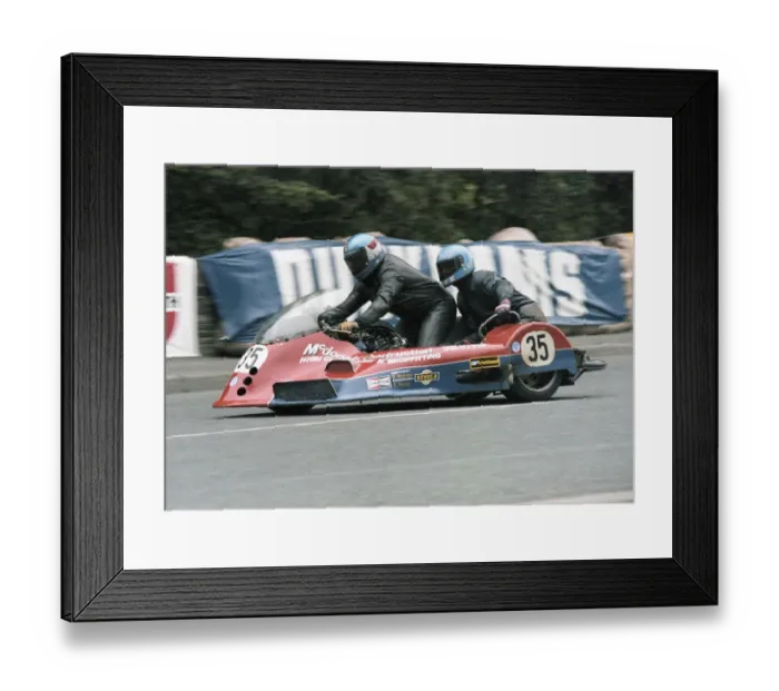 Framed Print : Ian McDonald & Anthony Kemp (Yamaha) 1979 Sidecar TT Framed Print : Ian McDonald & Anthony Kemp (Yamaha) 1979 Sidecar TT