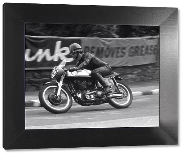 Greg Broughton (Norton) 1960 Senior Manx Grand Prix