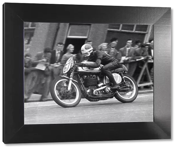 Dave Chadwick (Norton) 1955 Junior TT