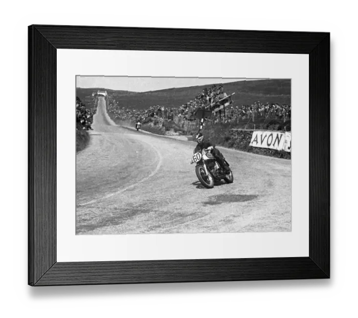 Framed Print : Ray Laurent (Norton) 1953 Senior TT Framed Print : Ray Laurent (Norton) 1953 Senior TT