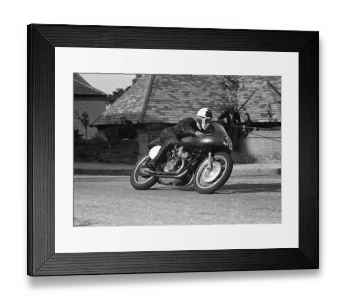 Framed Print : Reg Armstrong (Gilera) 1955 Senior TT Framed Print : Reg Armstrong (Gilera) 1955 Senior TT