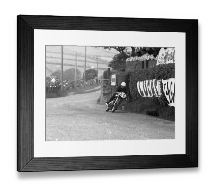 Framed Print : John Hartle (Norton) 1955 Senior TT Framed Print : John Hartle (Norton) 1955 Senior TT