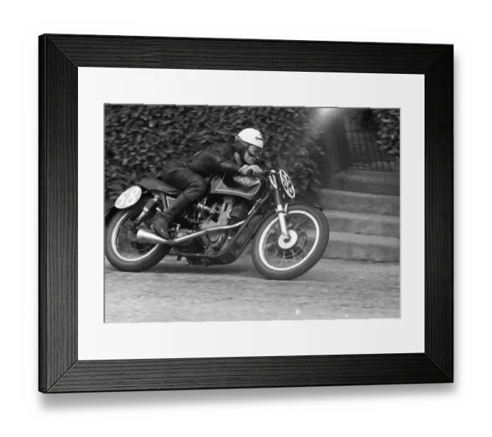 Framed Print : Don Chapman (AJS) 1955 Junior TT Framed Print : Don Chapman (AJS) 1955 Junior TT