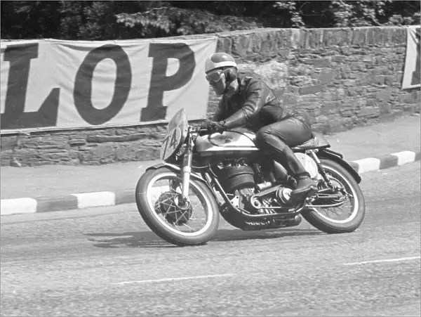 Peter Davey (Norton) 1955 Junior TT
