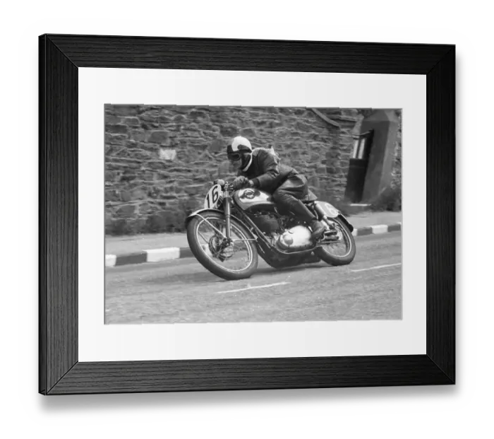 Framed Print : George Northwood (BSA) 1955 Junior TT Framed Print : George Northwood (BSA) 1955 Junior TT