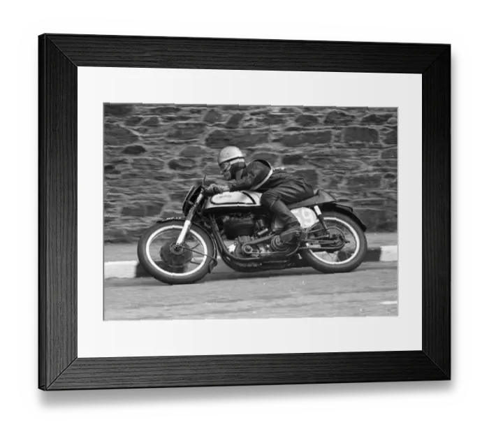 Framed Print : Ray Travers (Norton) 1955 Junior TT Framed Print : Ray Travers (Norton) 1955 Junior TT