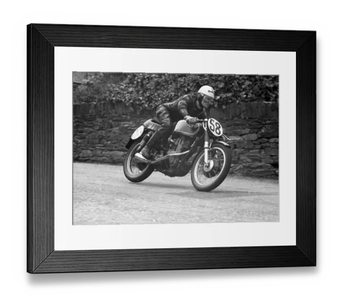 Framed Print : Don Chapman (AJS) 1955 Junior TT Framed Print : Don Chapman (AJS) 1955 Junior TT