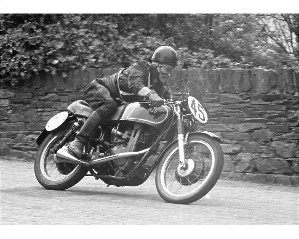 Jack Bailey (AJS) 1955 Junior TT