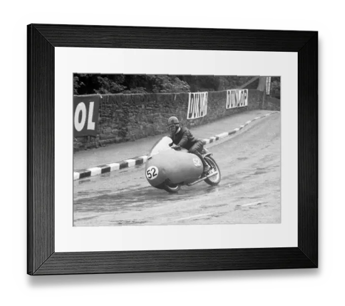 Framed Print : Duilio Agostini (Guzzi) 1956 Junior TT Framed Print : Duilio Agostini (Guzzi) 1956 Junior TT