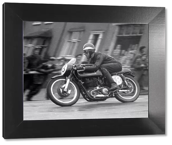 Frank Perris (AJS) 1956 Junior TT