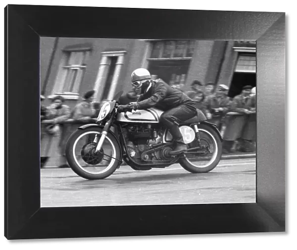 Maurice Pizzey (Norton) 1956 Junior TT