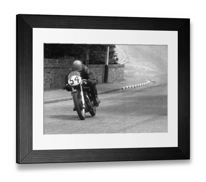 Framed Print : Ken Tostevin (Matchless) 1956 Senior TT Framed Print : Ken Tostevin (Matchless) 1956 Senior TT
