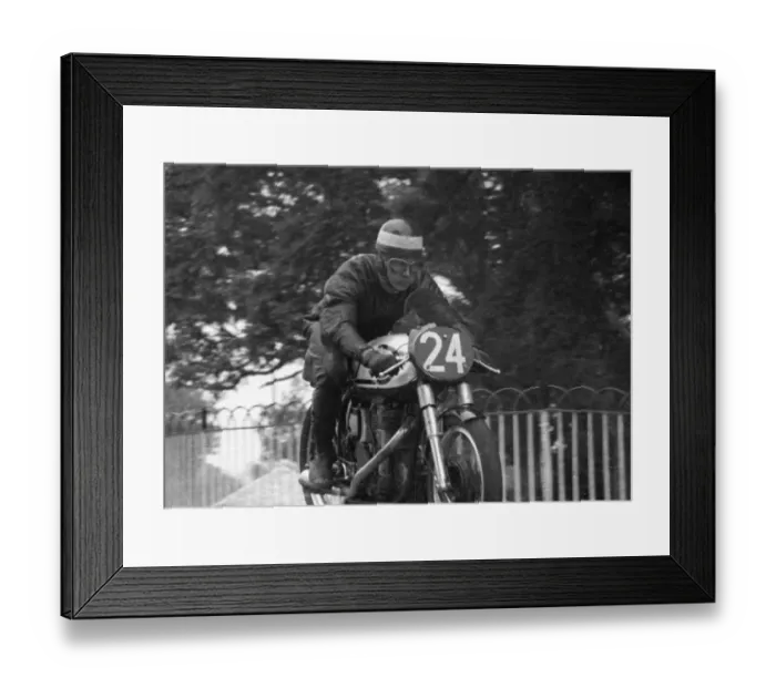 Framed Print : George Salt (Norton) 1956 Senior TT Framed Print : George Salt (Norton) 1956 Senior TT