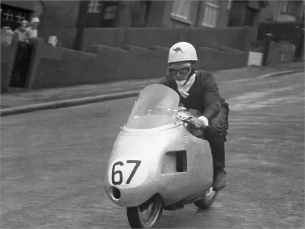 Barry Hodgkinson (Norton) 1956 Junior TT