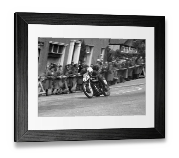 Framed Print : Fred Cook (Matchless) 1956 Senior TT Framed Print : Fred Cook (Matchless) 1956 Senior TT