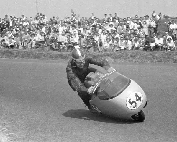 Dickie Dale (Guzzi) 1955 Senior Ulster Grand Prix