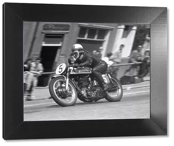 George Costain (Norton) 1957 Senior TT