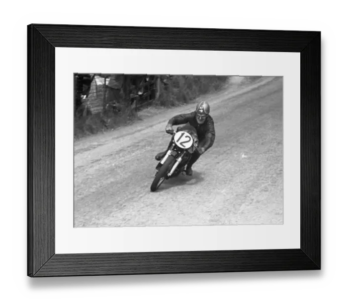 Framed Print : Noel McCutcheon (Norton) 1957 Senior TT