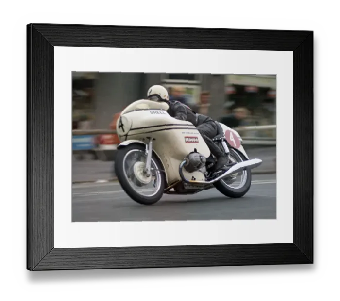 Framed Print : Hans Otto Butenuth (BMW) 1971 Production TT Framed Print : Hans Otto Butenuth (BMW) 1971 Production TT