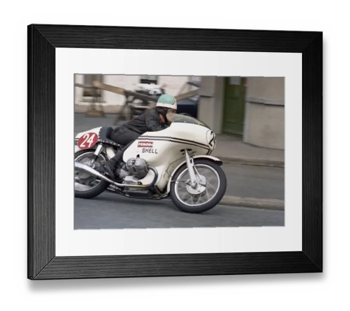 Framed Print : Tom Dickie (BMW) 1971 Production TT Framed Print : Tom Dickie (BMW) 1971 Production TT