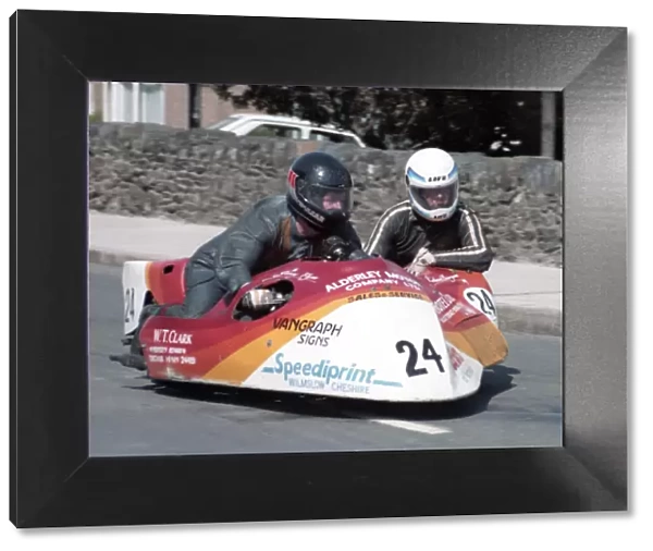 Gerry Flynn & Richard Burgess (Yamaha) 1985 Sidecar TT