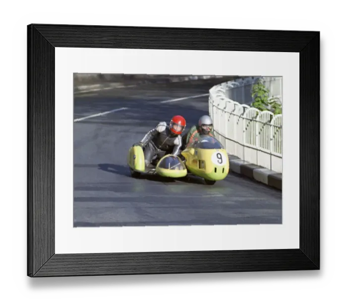 Framed Print : Richard Wegener & Derek Jacobson (BMW) 1973 750 Sidecar TT Framed Print : Richard Wegener & Derek Jacobson (BMW) 1973 750 Sidecar TT