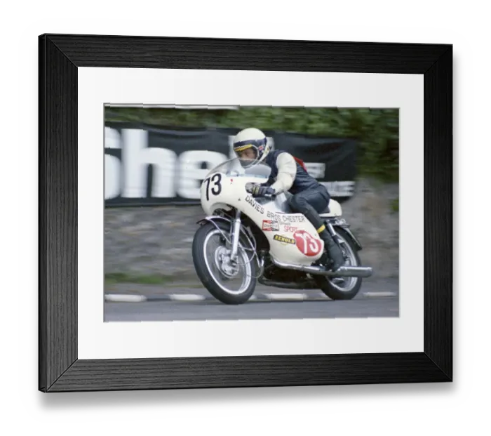 Framed Print : John Hughes (Yamaha) 1973 Production TT Framed Print : John Hughes (Yamaha) 1973 Production TT