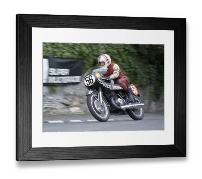 Framed Print : Godfrey Benson (Suzuki) 1973 Production TT Framed Print : Godfrey Benson (Suzuki) 1973 Production TT