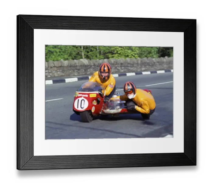 Framed Print : Roy Hanks & Gerald Daniel (BSA) 1973 750 Sidecar TT TT Framed Print : Roy Hanks & Gerald Daniel (BSA) 1973 750 Sidecar TT TT