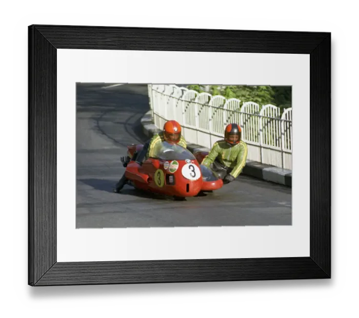 Framed Print : Heinz Luthrinhauser & Hermann Hahn (BMW) 1973 750 Sidecar TT Framed Print : Heinz Luthrinhauser & Hermann Hahn (BMW) 1973 750 Sidecar TT