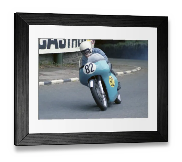 Framed Print : Walter Dawson (Seeley) 1974 Senior TT
