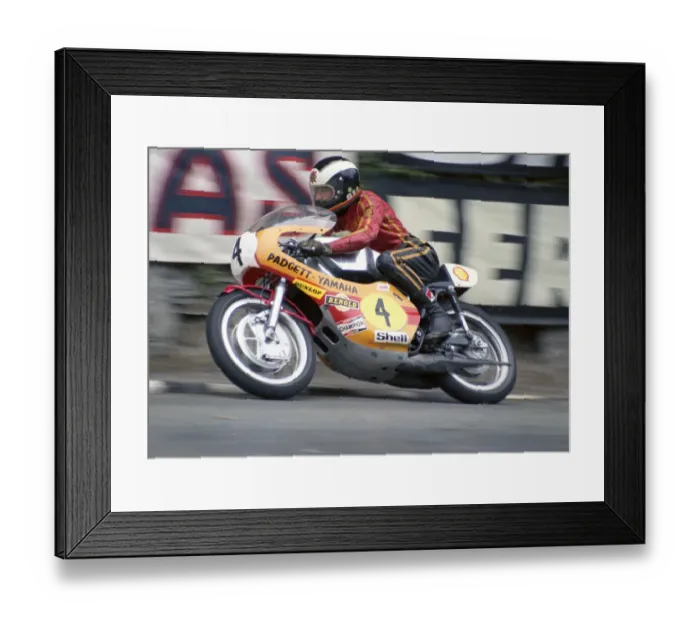 Framed Print : Peter McKinley (Padgett Yamaha) 1974 Senior TT Framed Print : Peter McKinley (Padgett Yamaha) 1974 Senior TT