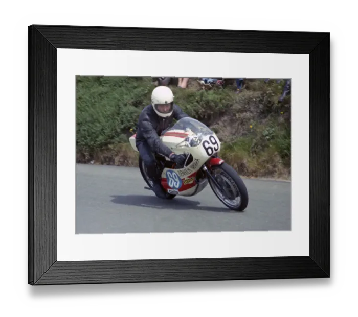 Framed Print : Bill Milne (Denholm Yamaha) 1974 Junior TT Framed Print : Bill Milne (Denholm Yamaha) 1974 Junior TT