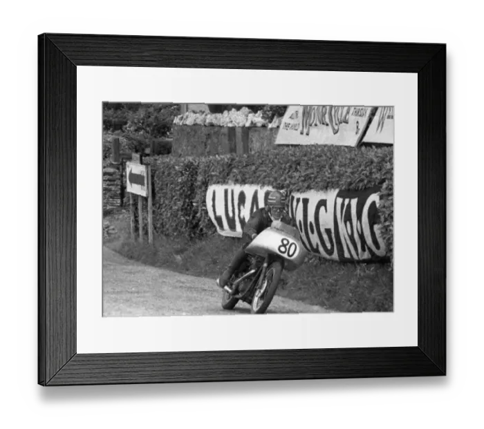 Framed Print : Walter Hancock (BSA) 1956 Junior TT Framed Print : Walter Hancock (BSA) 1956 Junior TT