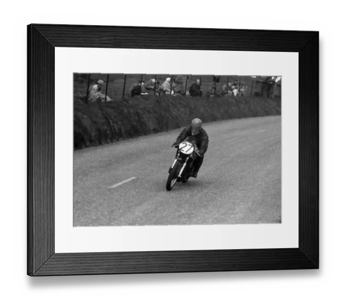 Framed Print : Brian Freestone (Norton) 1956 Senior TT Framed Print : Brian Freestone (Norton) 1956 Senior TT