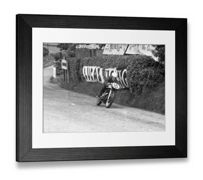 Framed Print : John Hartle (Norton) 1956 Junior TT Framed Print : John Hartle (Norton) 1956 Junior TT