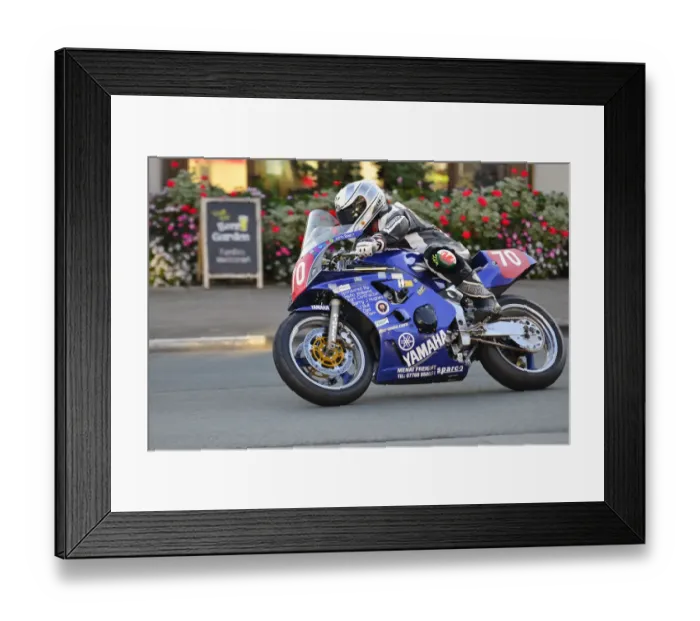 Framed Print : John Bain (Yamaha) 2014 Newcomers C Manx Grand Prix Framed Print : John Bain (Yamaha) 2014 Newcomers C Manx Grand Prix