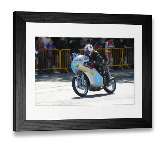 Framed Print : Jeremy Hole (Honda) 2014 Parade Lap